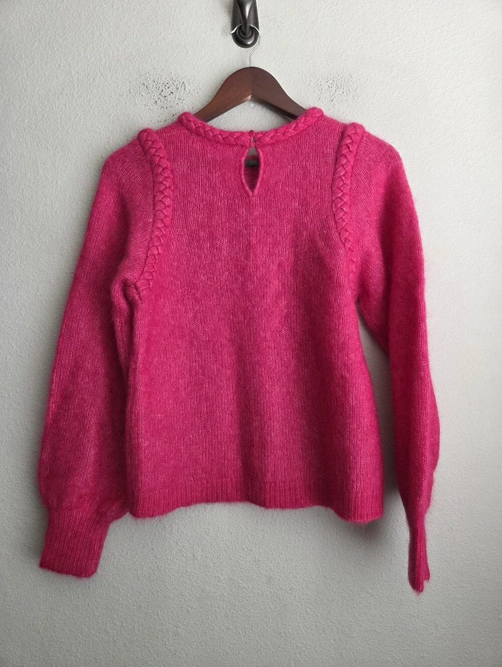 Sezane Annita Jumper in Raspberry size M